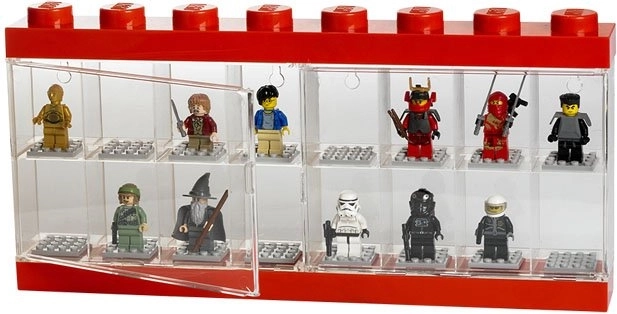 Fissaggio sicuro per 16 minifigure