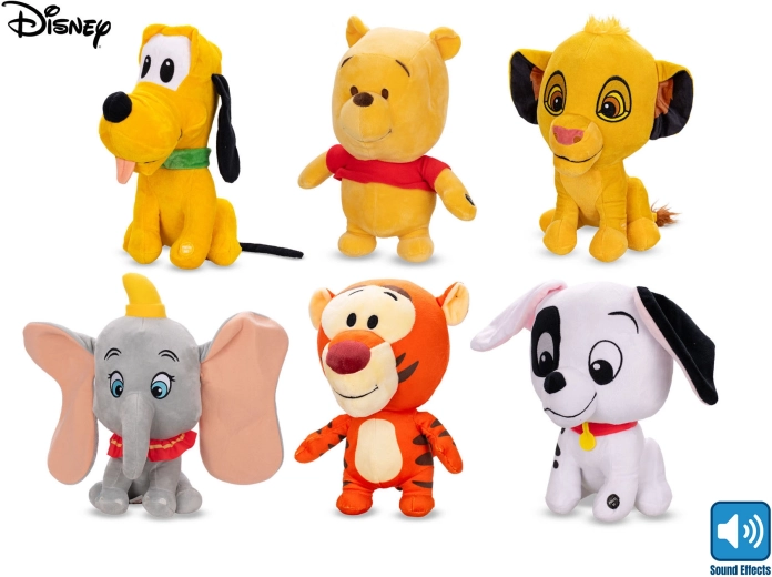 Personaggio di peluche Disney con suoni, 30 cm - 1 pezzo
