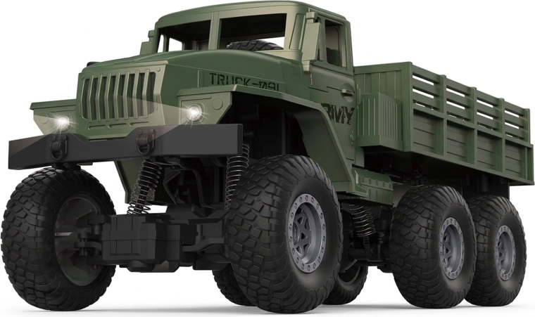 Auto RC militare radiocomandata con effetti luminosi
