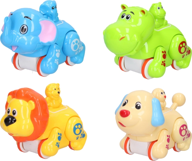 Animaletto cavalcabile con cucciolo 11,5 cm - 1 pezzo