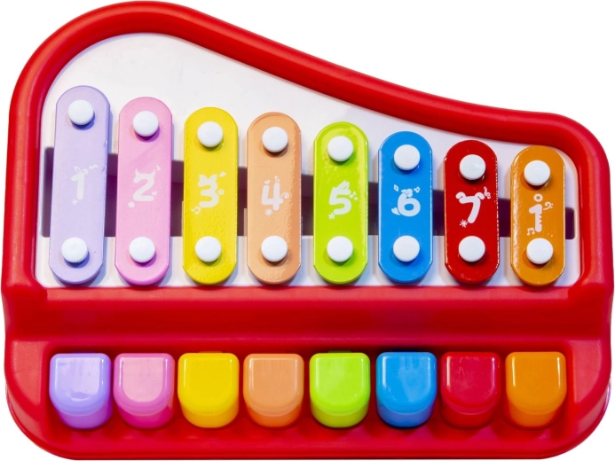 8 tasti colorati per un apprendimento facile