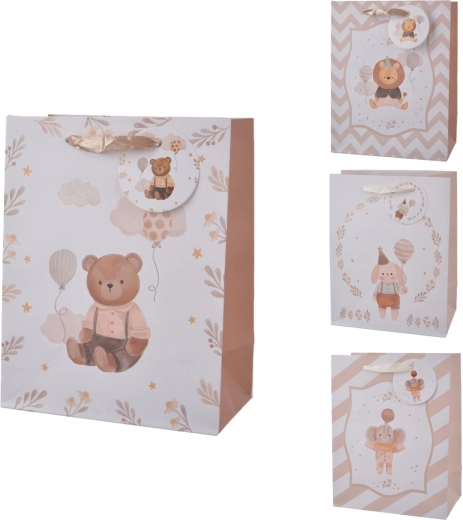 Borsa regalo MIMI beige (18 × 10 × 23 cm)