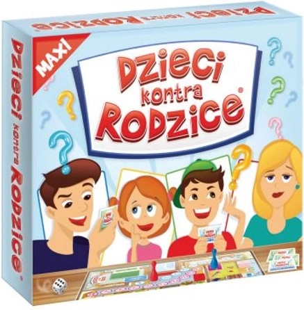 Bambini contro Genitori Maxi – gioco da tavolo a quiz per famiglie