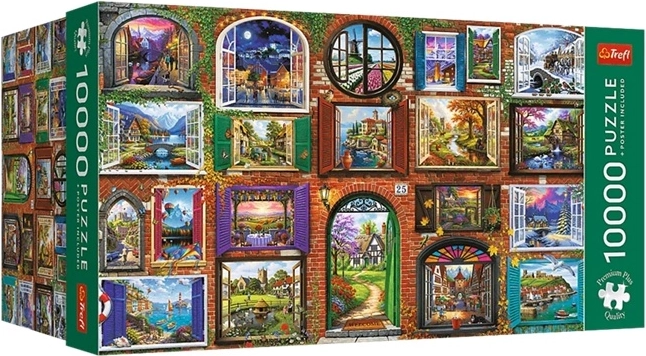 Puzzle Trefl 10.000 pezzi Windows of the Seasons