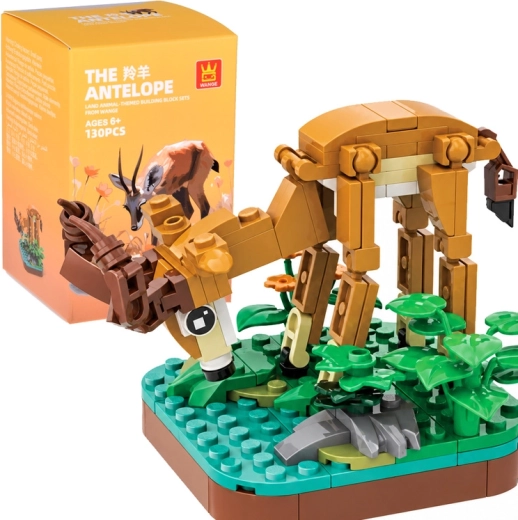 Kit di costruzione tecnico animali selvatici: antilope, 130 pezzi