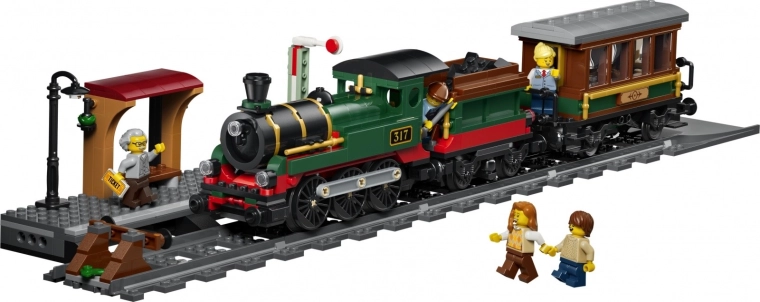 Locomotiva a vapore retrò ricca di dettagli