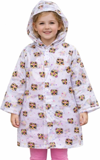 Mantella antipioggia per bambini con cappuccio LOL Surprise