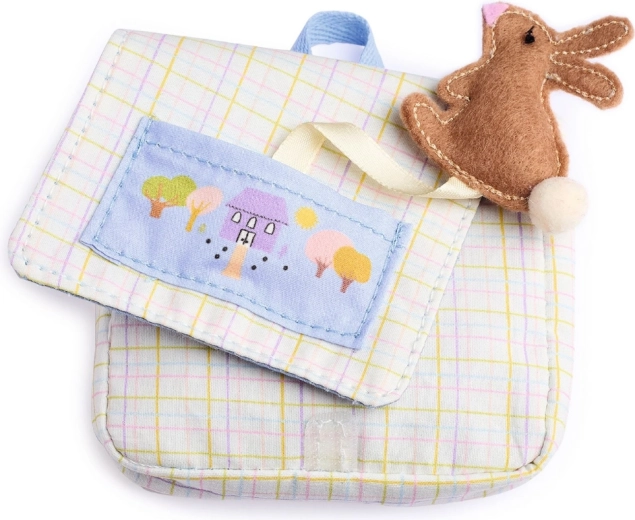 Design adorabile con taschina e coniglietto