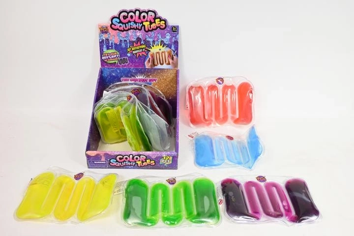 Slime da schiacciare e da spremere in espositore da vendita (12 pz)