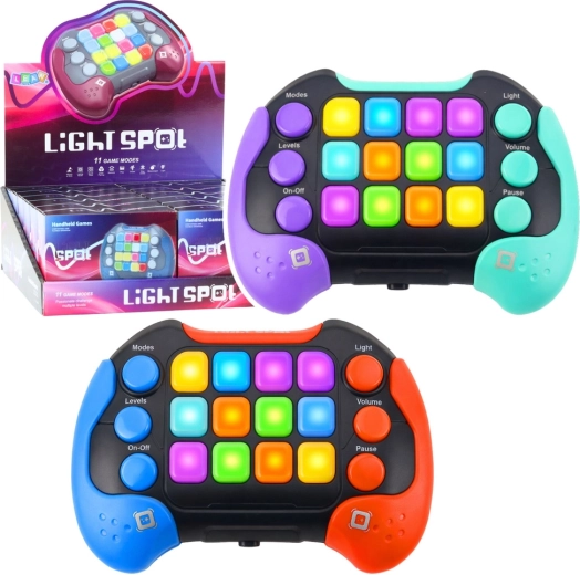 Videogioco elettronico Light Spot – console tascabile con 11 modalità di gioco