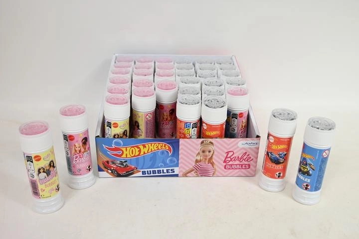 John bolle di sapone Barbie o Hot Wheels 55 ml