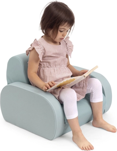 Poltroncina leggera con rivestimento sfoderabile e lavabile