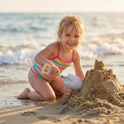 Per la sabbiera, il giardino e la spiaggia