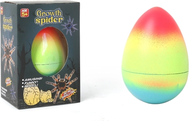 Ragno crescente dall’uovo 12 cm