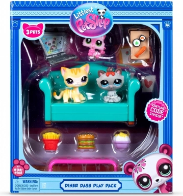Littlest Pet Shop set snack con gattini – pacchetto di gioco