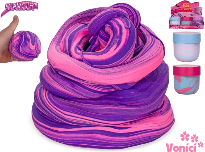 Glamour pasta modellabile burrosa 500 ml, 3 colori (multipack da 6 pz)