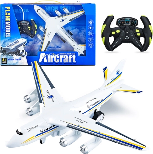 Aereo di linea R/C con luci 35 cm