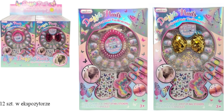 Set colorato per manicure e styling delle unghie per bambini
