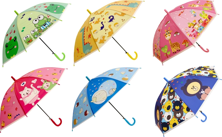 Ombrello colorato per bambini 50 cm - 1 pezzo