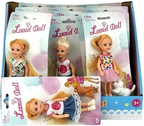 Bambola per bambini con cucciolo