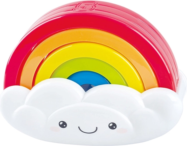 puzzle arcobaleno con nuvoletta sorridente
