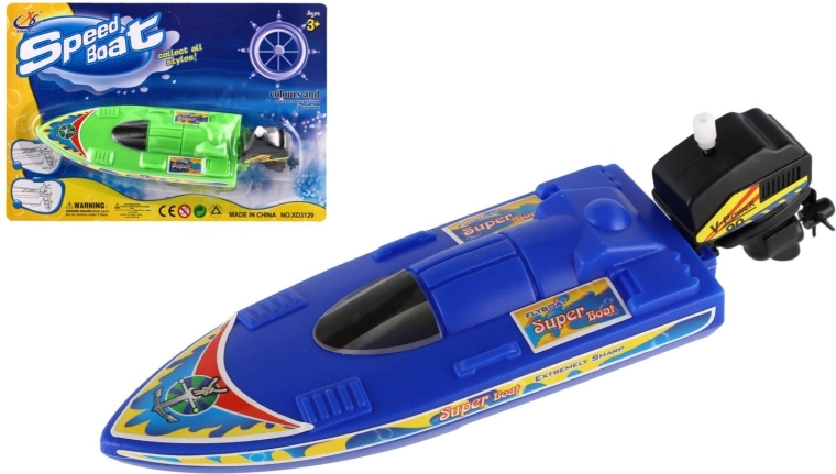 Wiky motoscafo ad acqua con meccanismo a molla 20 cm - 1 pezzo