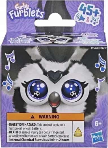 Furby Furblets Sports Goal-Ee giocattolo di peluche interattivo con clip