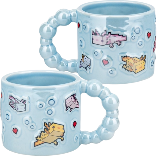 Tazza Minecraft axolotl