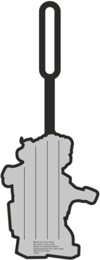 Etichetta contatti sul retro