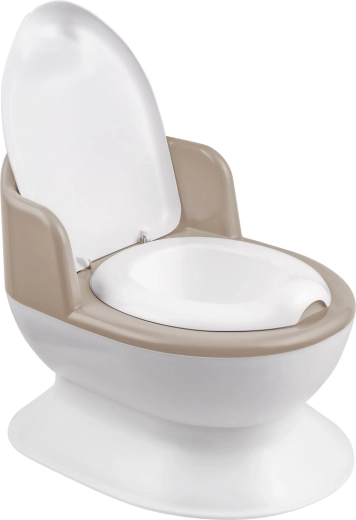 Vasino Maltex per bambini a forma di WC bianco/beige