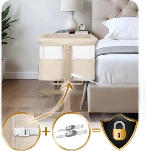 Fissaggio sicuro al letto