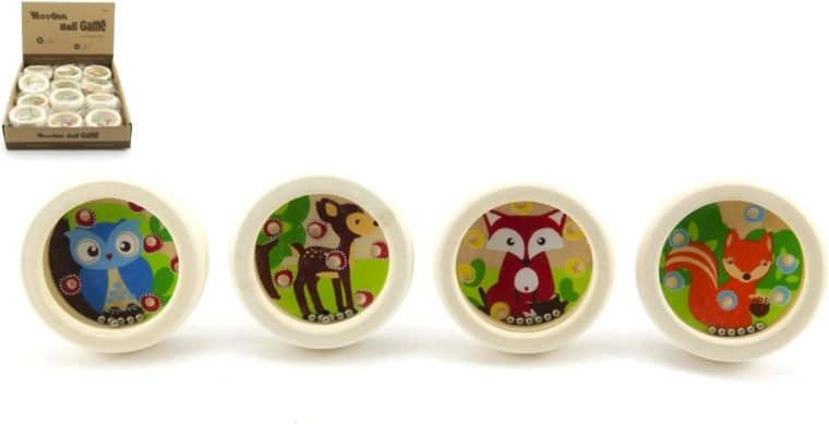 Puzzle in legno con animaletti 6 × 6 cm (mix di soggetti)