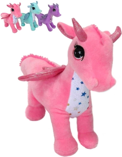 Draghetto di peluche in piedi 24 cm - 1 pezzo