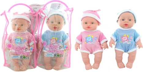 Bambola bebè con suoni 24 cm in pigiamino - 1 pezzo
