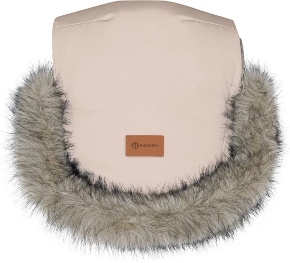 Petite&mars guanti per passeggino Furry Rose Petal