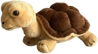 Tartaruga terrestre di peluche marrone 20 cm