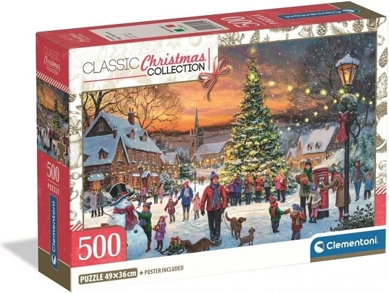 Puzzle natalizio Clementoni Christmas Magic Moments da 500 pezzi