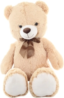 Elefante di peluche con fiocco 90 cm - 1 pezzo
