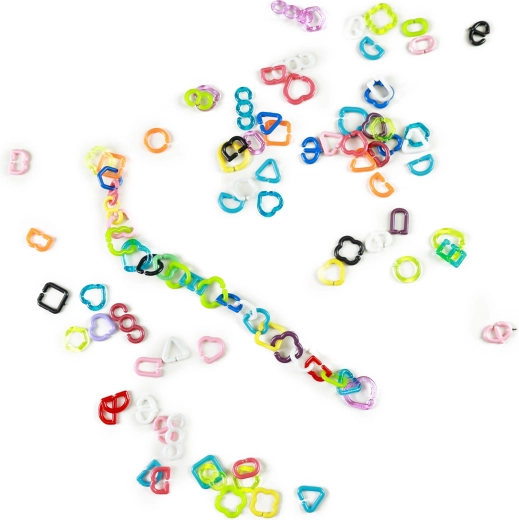 Collegamento in catene, braccialetti e decorazioni