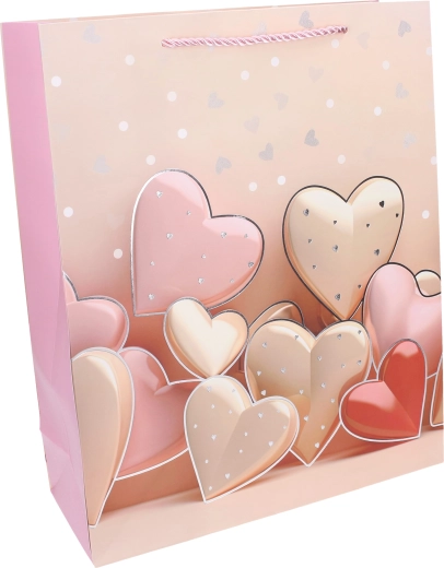 Design romantico lucido con cuoricini