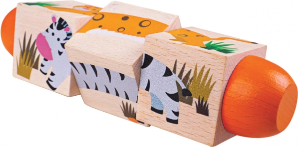 Bigjigs Toys rullo motorico giungla