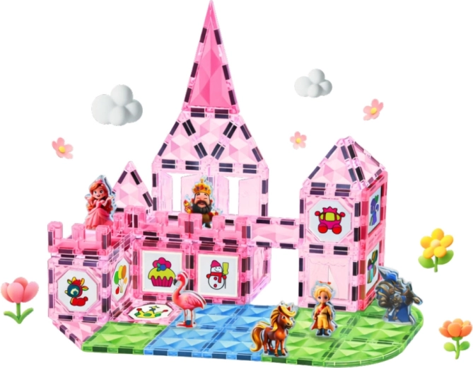 Magico castello della principessa con 80 pezzi