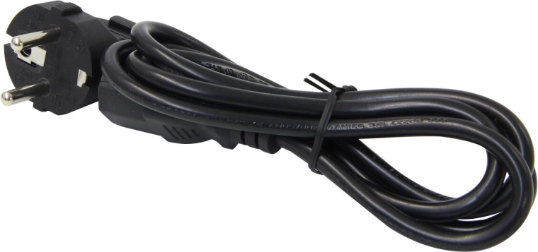 Cavo di alimentazione per dispositivi con connettore IEC, a 3 poli 230 V, X-Peak 90, spina tedesca quadrata - 1 pezzo