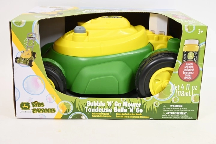 TOMY John Deere tagliaerba per bolle per bambini