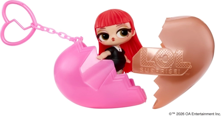 Confezione a forma di cuore con supporto