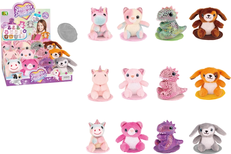 Animaletto di peluche da spalla - 1 pezzo