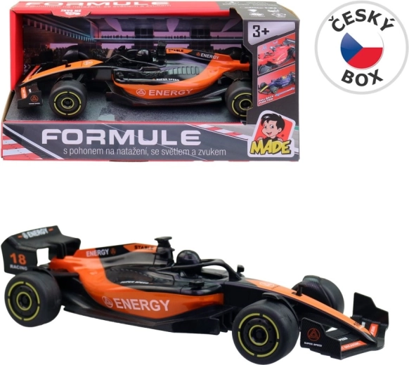 Formula City Collection a retrocarica con luci e suoni, scala 1:24, 23 cm
