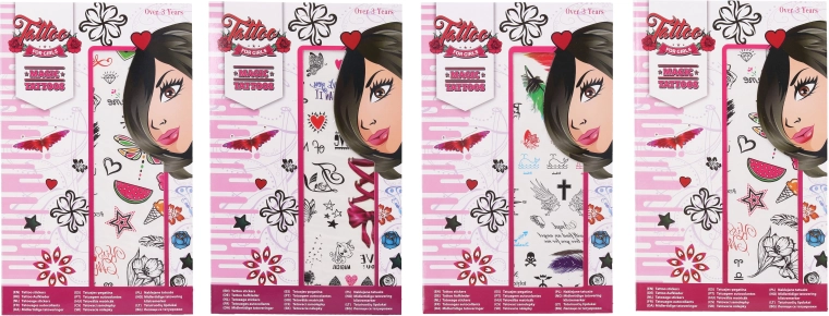 Tatuaggi temporanei per bambine – 2 fogli