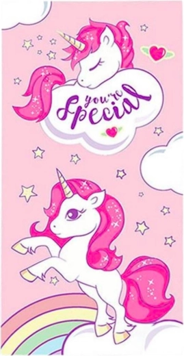 Asciugamano con unicorno