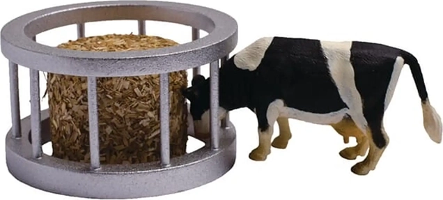 Figurina dettagliata di mucca in scala 1:32